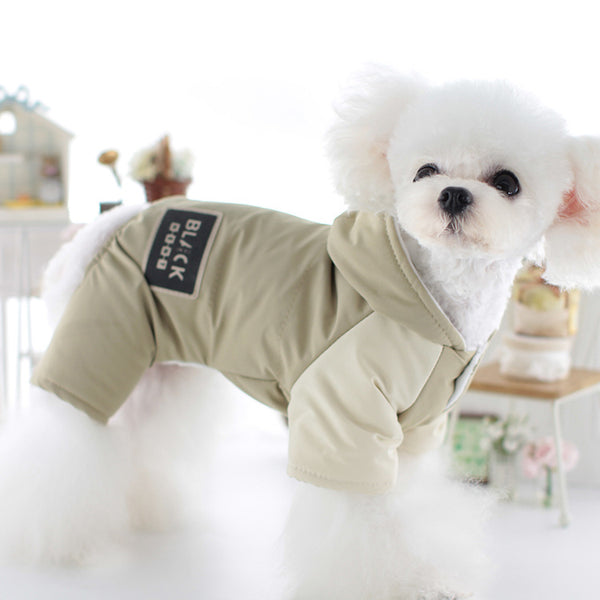 Four-Legged Hooded Dog Jacket