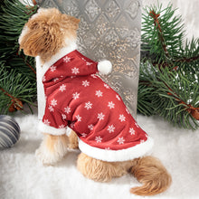 Christmas Fleece-Lined Dog Coat