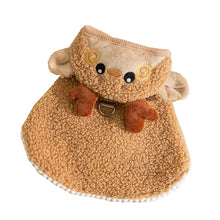 Christmas Reindeer Pet Cape – Warm Winter Cat & Small Dog Coat | Fleece Hooded Holiday Outfit with Leash Ring | Cute Halloween & Xmas Costume for Pets