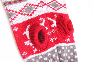 Christmas Reindeer Dog Sweater – Warm Knitted Turtleneck Holiday Pet Pullover