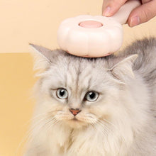 Paw-Shaped Pet Grooming Brush – Self-Cleaning Cat & Dog Hair Removal Comb for Shedding, Detangling & Massage | Gentle Pet Deshedding Tool with One-Click Clean