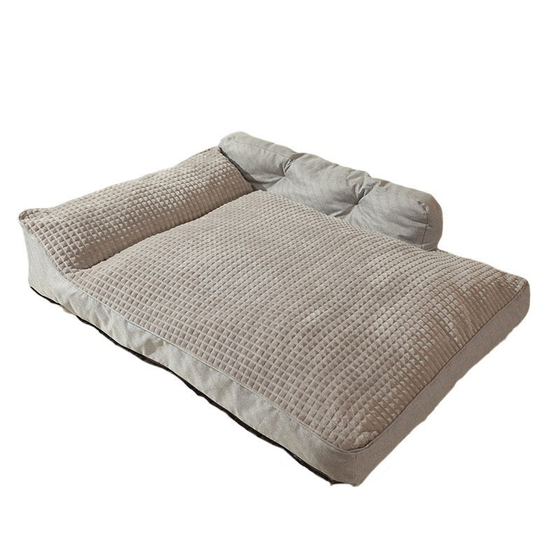 All-Season Pet Sofa Bed Removable Washable & Ultra-Cozy for Cats & Dogs