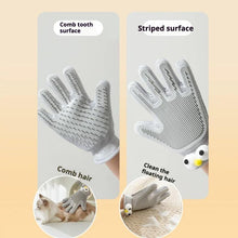 2-in-1 Pet Grooming Glove for Cats and Dogs – Double-Sided Hair Removal & Massage Glove with Anti-Scratch Protection | High-Efficiency Deshedding & Cleaning Tool