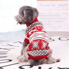 Christmas Reindeer Dog Sweater – Warm Knitted Turtleneck Holiday Pet Pullover