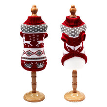 Christmas Reindeer Dog Sweater – Warm Knitted Turtleneck Holiday Pet Pullover