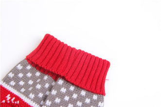 Christmas Reindeer Dog Sweater – Warm Knitted Turtleneck Holiday Pet Pullover