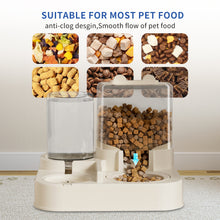 Automatic Pet Feeder & Water Dispenser – 2-in-1 Transparent 2000ml Food + 1500ml Water Auto Refilling System for Cats & Dogs