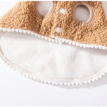 Christmas Reindeer Pet Cape – Warm Winter Cat & Small Dog Coat | Fleece Hooded Holiday Outfit with Leash Ring | Cute Halloween & Xmas Costume for Pets