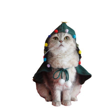 Pet Christmas Hooded Cloak – Warm Polar Fleece Holiday Cape for Cats