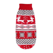 Christmas Reindeer Dog Sweater – Warm Knitted Turtleneck Holiday Pet Pullover
