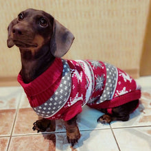 Christmas Reindeer Dog Sweater – Warm Knitted Turtleneck Holiday Pet Pullover